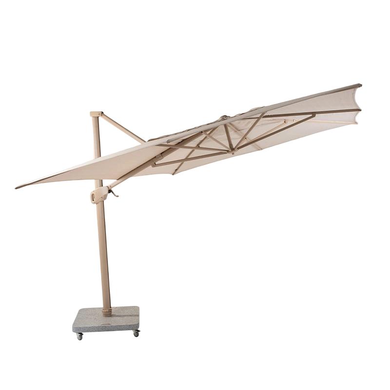 hacienda zweefparasol 300×400 sand/latte frame 4so 4so