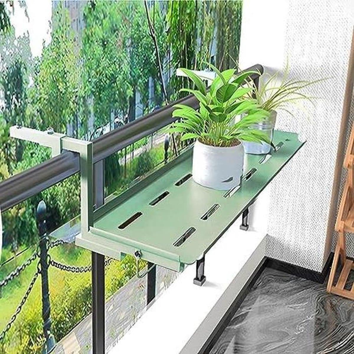 hangende balkontafel buiten bartafel terras genieten verstelbare