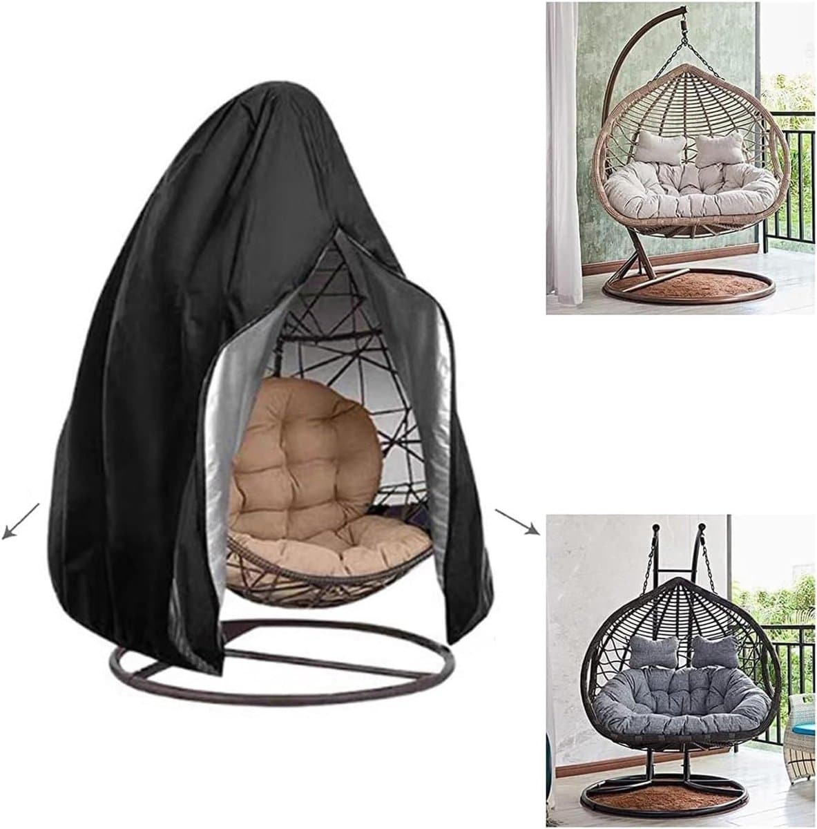 hangstoel cover cocon stoel protector tuinmeubelen beschermen