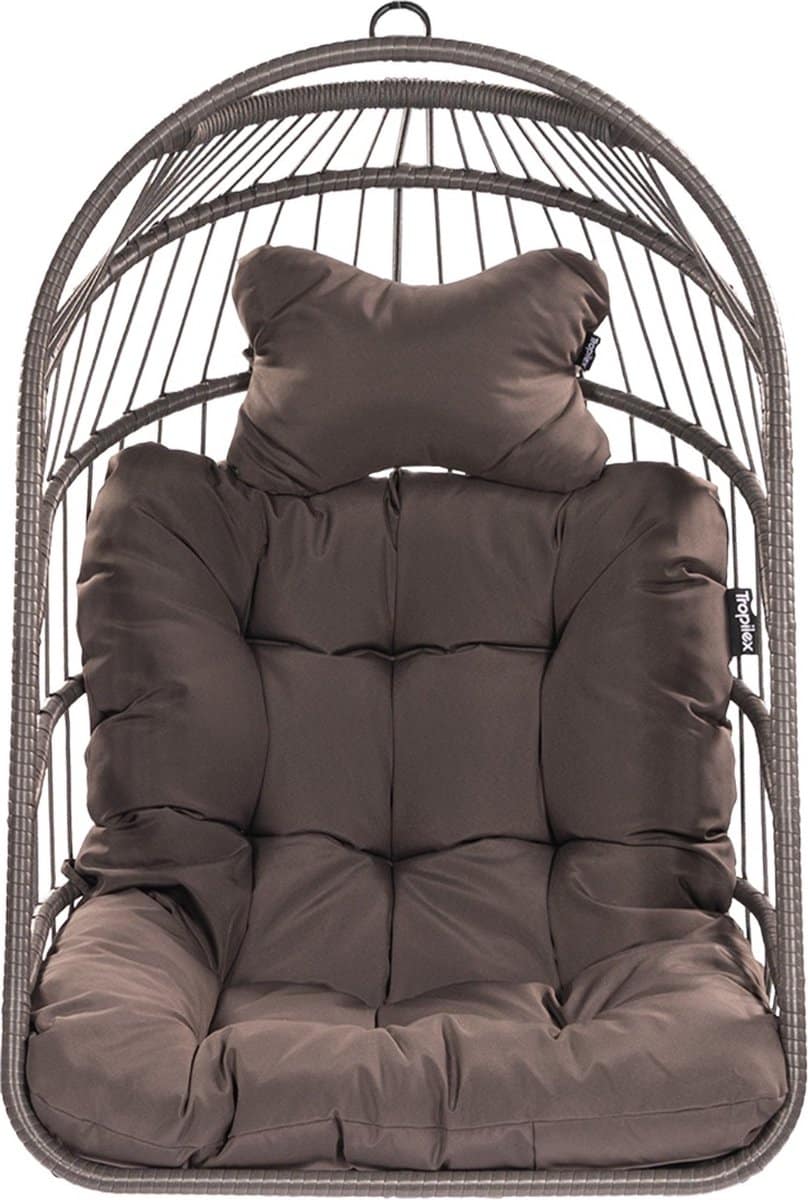 hangstoel eénpersoons ‘egg’ anthracite (zwart) | 1% for the planet