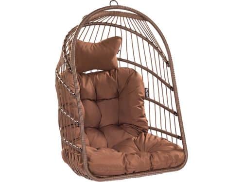 Hangstoel Eénpersoons 'Egg' Brown (Bruin) | 1% For The Planet