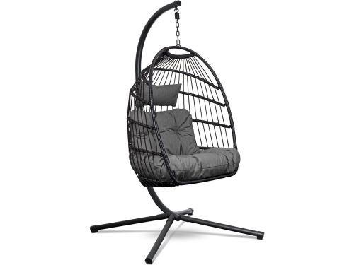 Hangstoel met standaard - Eierschaal stoel - Ontspannen in tuin