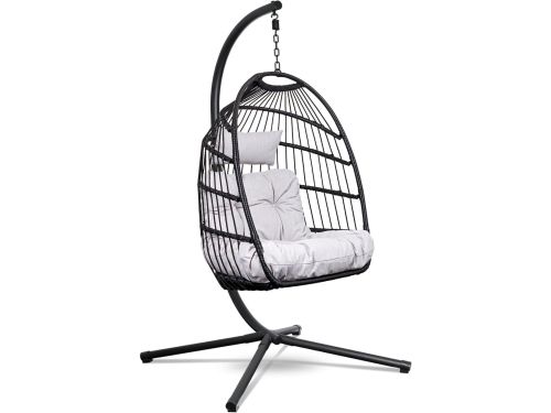 Hangstoel Met Standaard - Eierstoel Cocoon - Buiten Ontspannen