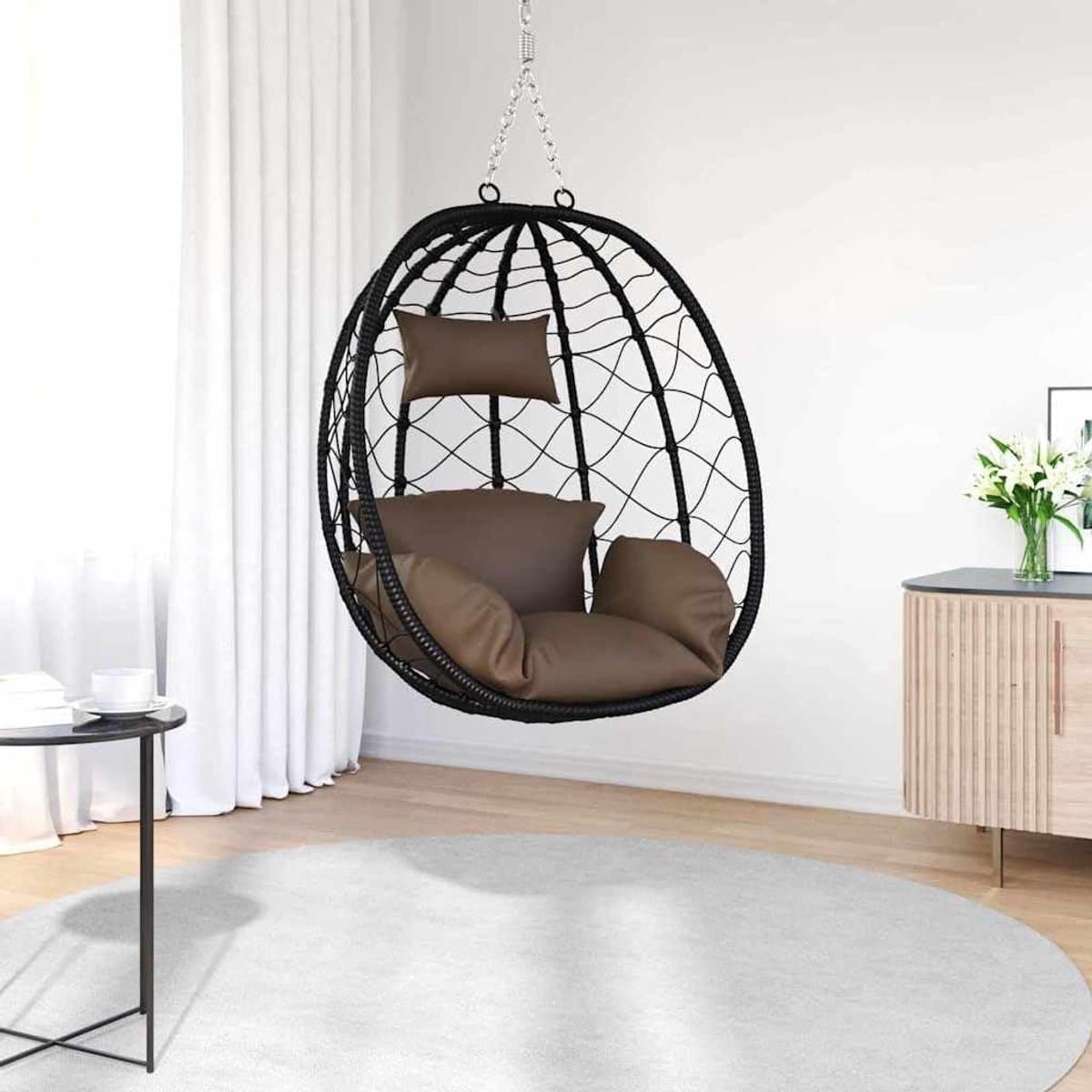hangstoel schommelstoel eierstoel ontspannen zitten ergonomisch ontwerp