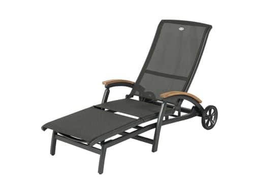 Hartman Da Vinci ligbed met teak armleuningen