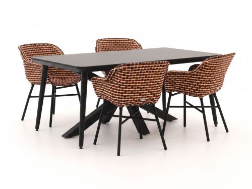 Hartman Delphine/Sophie Studio 170cm dining tuinset 5-delig - Laagste prijsgarantie!