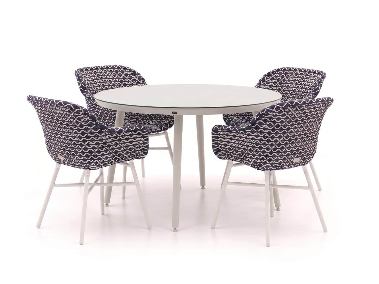 hartman delphine/sophie studio ø128cm dining tuinset 5 delig laagste prijsgarantie!