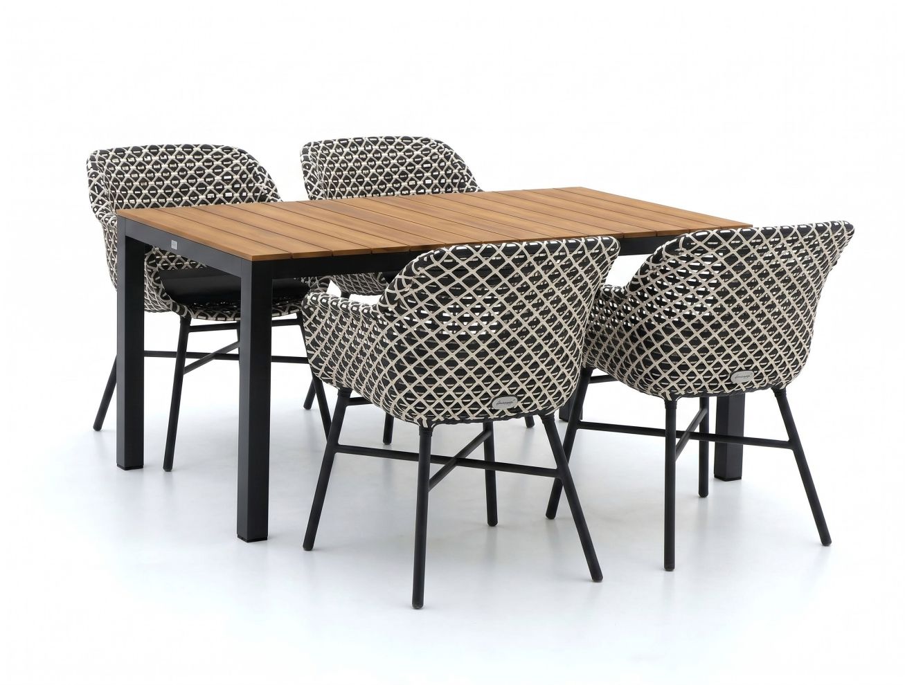 hartman delphine/stephanie 200cm dining tuinset 5 delig laagste prijsgarantie!