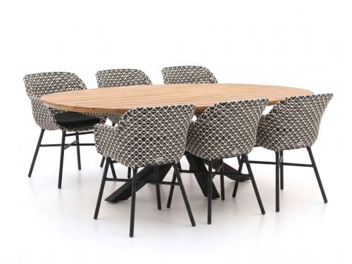 Hartman Delphine/Stephanie 240cm dining tuinset 7-delig - Laagste prijsgarantie!