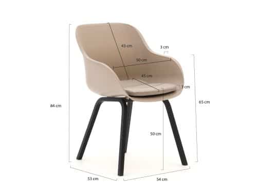 Hartman Le Soleil Element/Sophie Studio 170cm dining tuinset 5-delig - Laagste prijsgarantie!