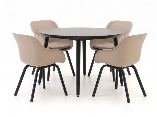 Hartman Le Soleil Element/Sophie Studio ø128cm dining tuinset 5-delig - Laagste prijsgarantie!
