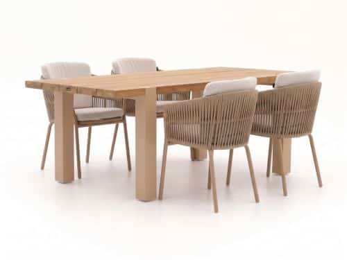 Hartman Sevilla/Almeria 200cm dining tuinset 5-delig - Laagste prijsgarantie!