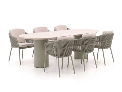 Hartman Sevilla/Valencia 220cm dining tuinset 7-delig - Laagste prijsgarantie!