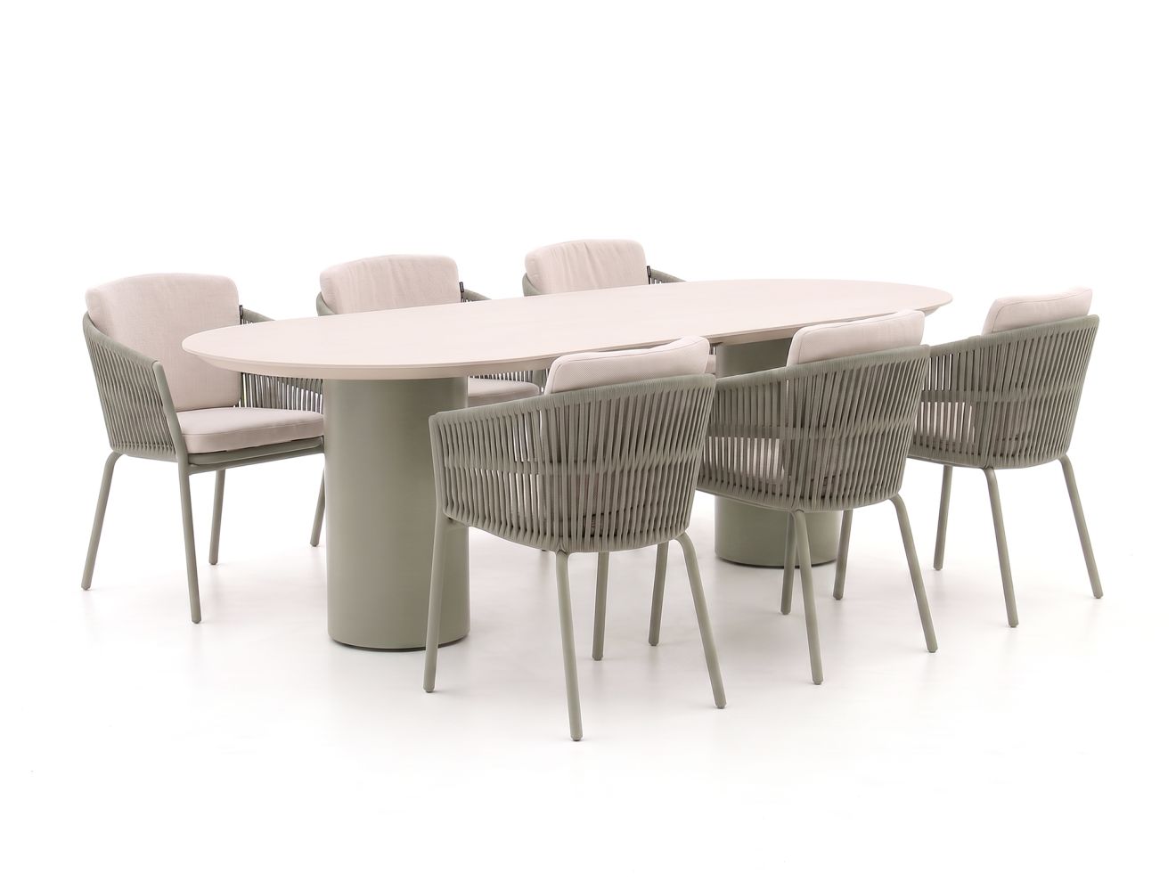 hartman sevilla/valencia 220cm dining tuinset 7 delig laagste prijsgarantie!