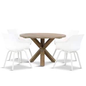 Hartman Sophie element/Sand city 120 cm dining tuinset 5-delig