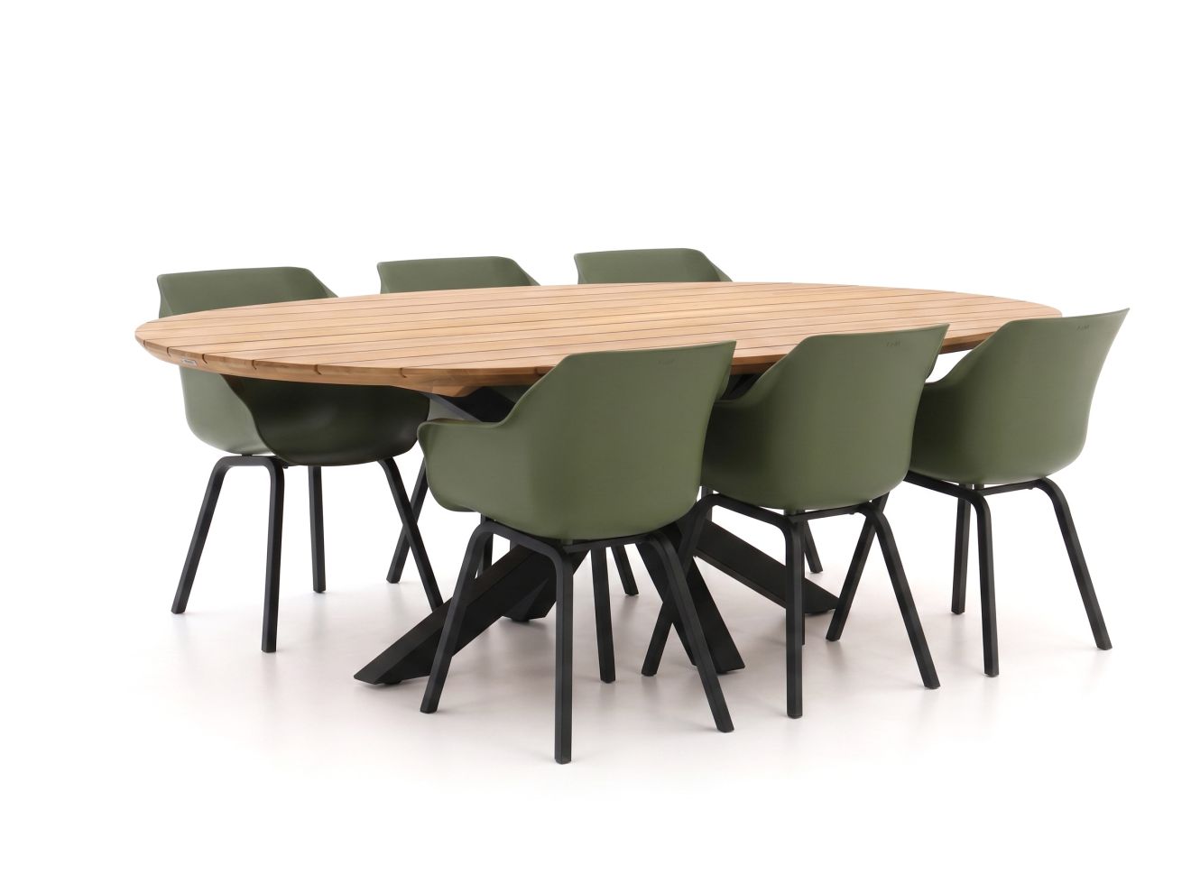 hartman sophie element/stephanie 240cm dining tuinset 7 delig laagste prijsgarantie!
