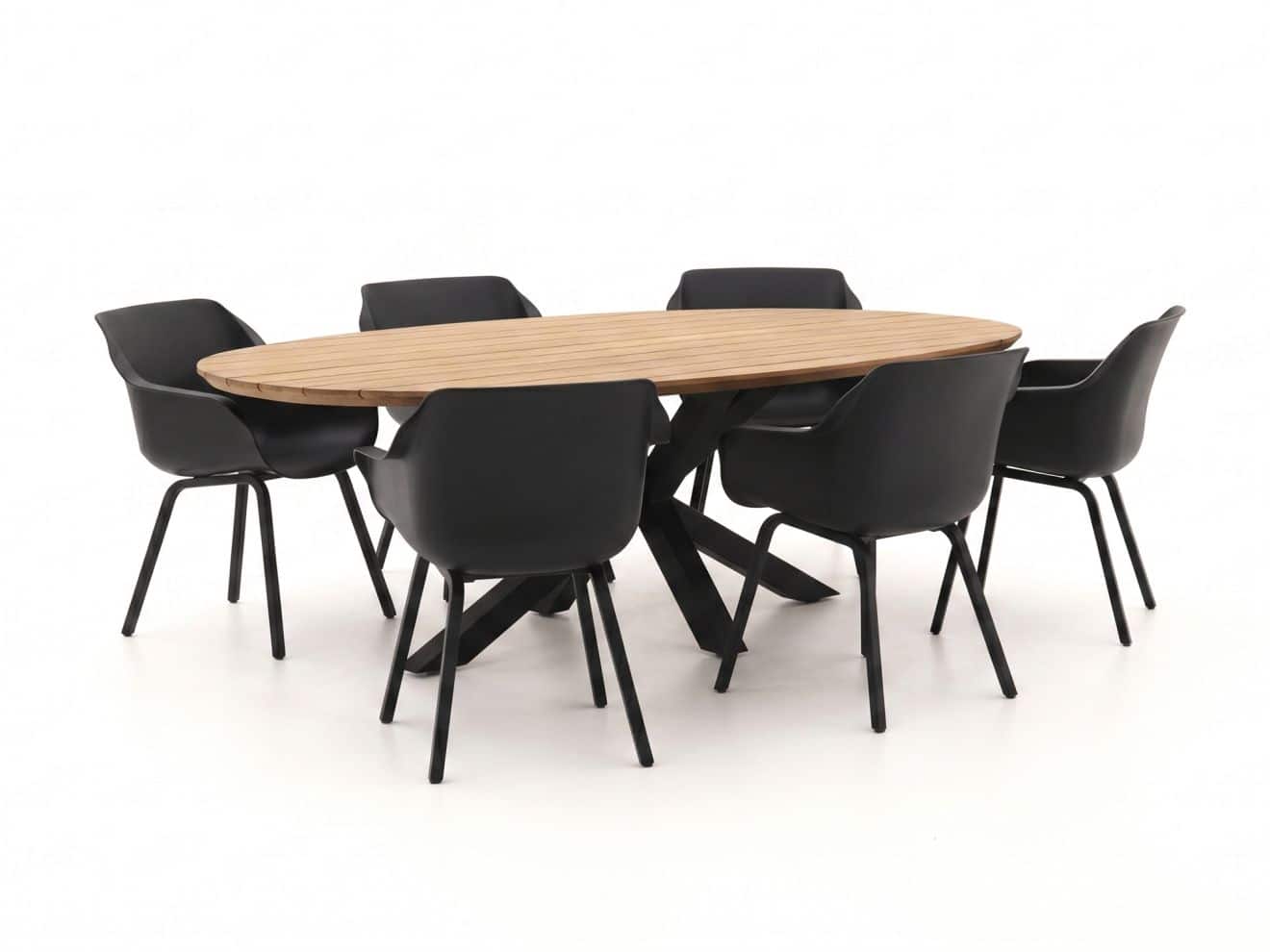 hartman sophie element/stephanie 240cm dining tuinset 7 delig laagste prijsgarantie!