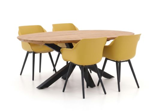 Hartman Sophie Studio/Stephanie 200cm dining tuinset 5-delig - Laagste prijsgarantie!