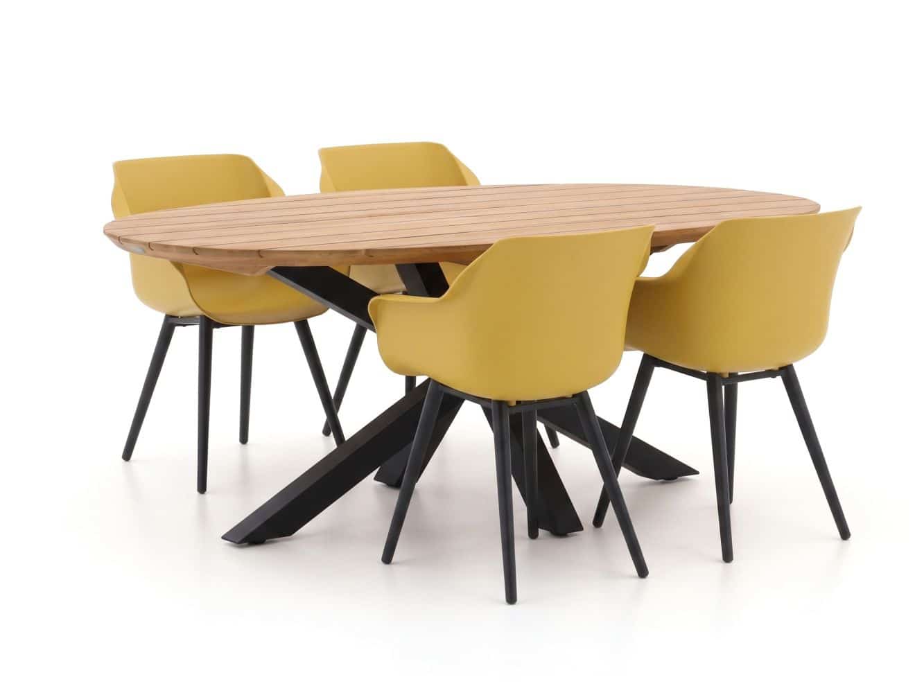 hartman sophie studio/stephanie 200cm dining tuinset 5 delig laagste prijsgarantie!