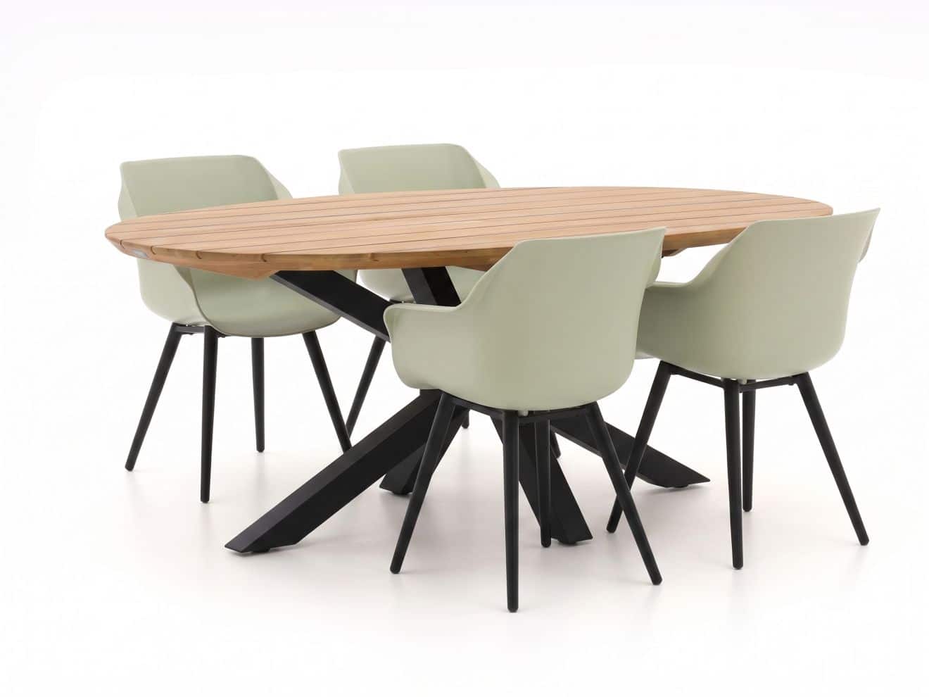 hartman sophie studio/stephanie 200cm dining tuinset 5 delig laagste prijsgarantie!