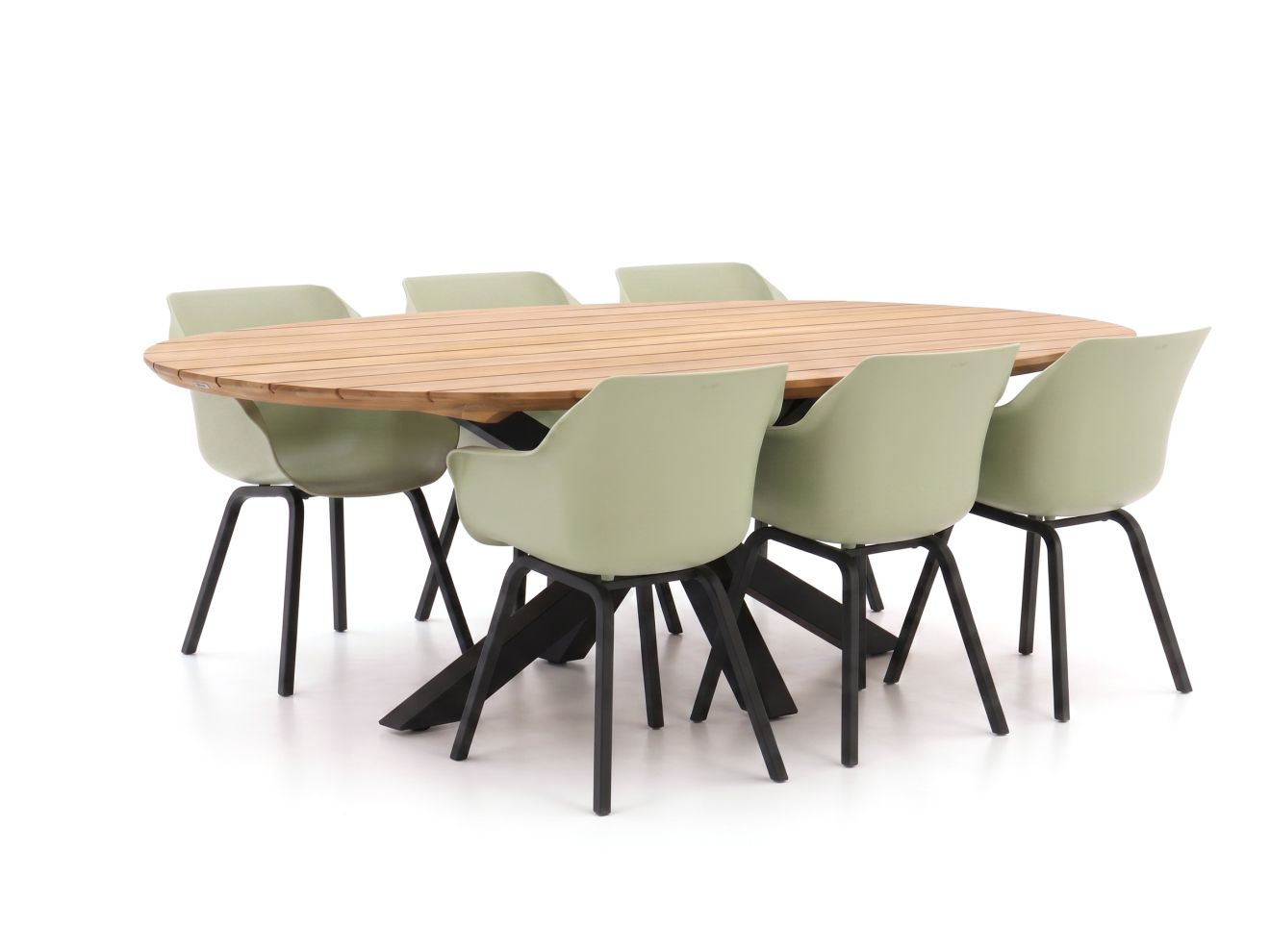 hartman sophie studio/stephanie 240cm dining tuinset 7 delig laagste prijsgarantie!