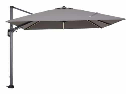 Hawaii Lumen parasol - 300x300 cm - licht grijs