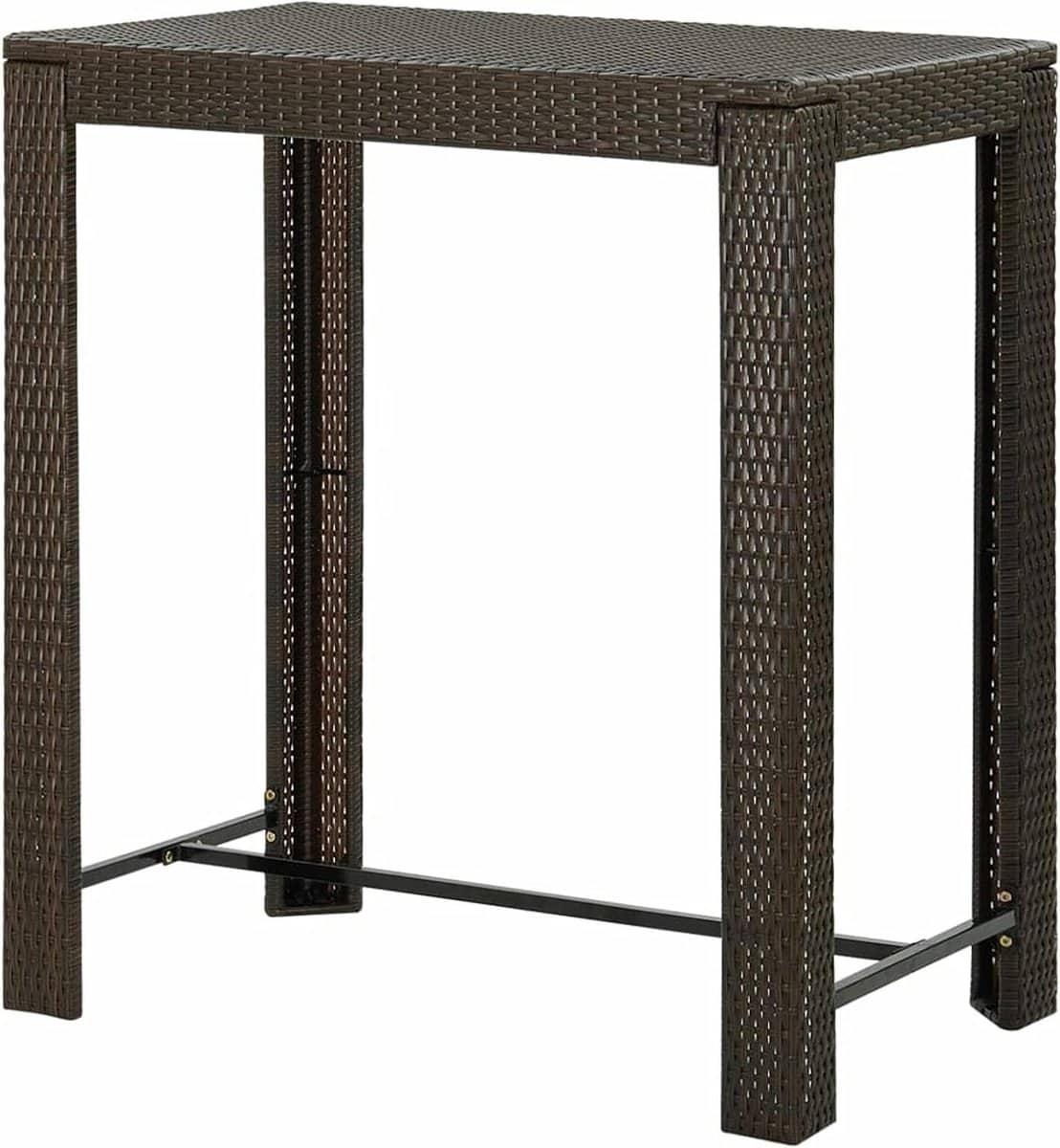 hoge tuintafel terrastafel bijzettafel buiten genieten gepoedercoat