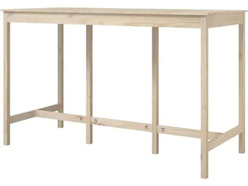 Houten bartafel - Hoge tafel - Gezellig tafelen - Massief