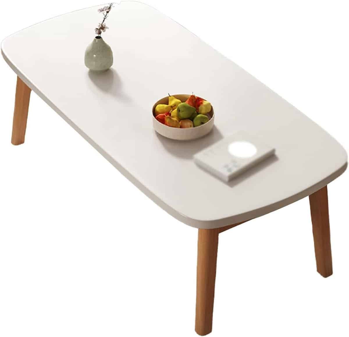 houten bijzettafel klaptafel ruimtebesparend wonen inklapbaar ontwerp
