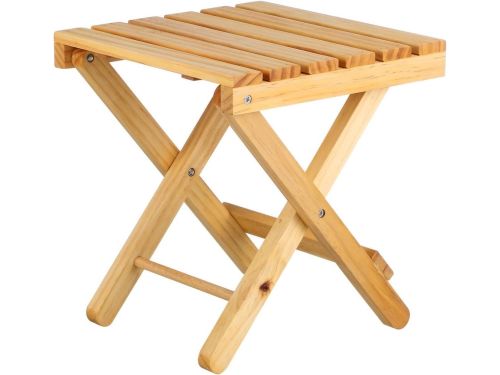 Houten Bijzettafel - Opklaptafel - Buiten Zitten - Lichtgewicht