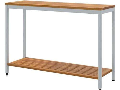 Houten bijzettafel - Tuinmeubel tafel - Buiten genieten - Met