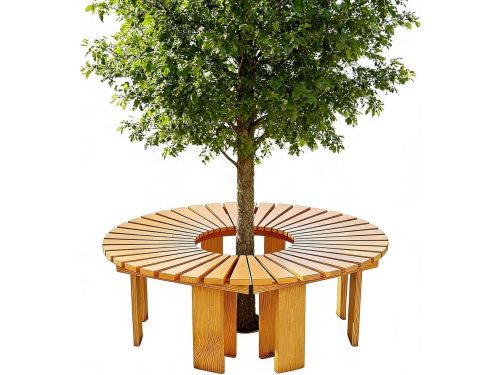 Houten Boombank - Terras Zitplaats - Buiten Ontspannen - Weerbestendig