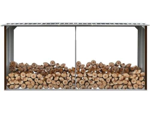 Houten Box - Houtopslag - Open Haard - Gegalvaniseerd Staal