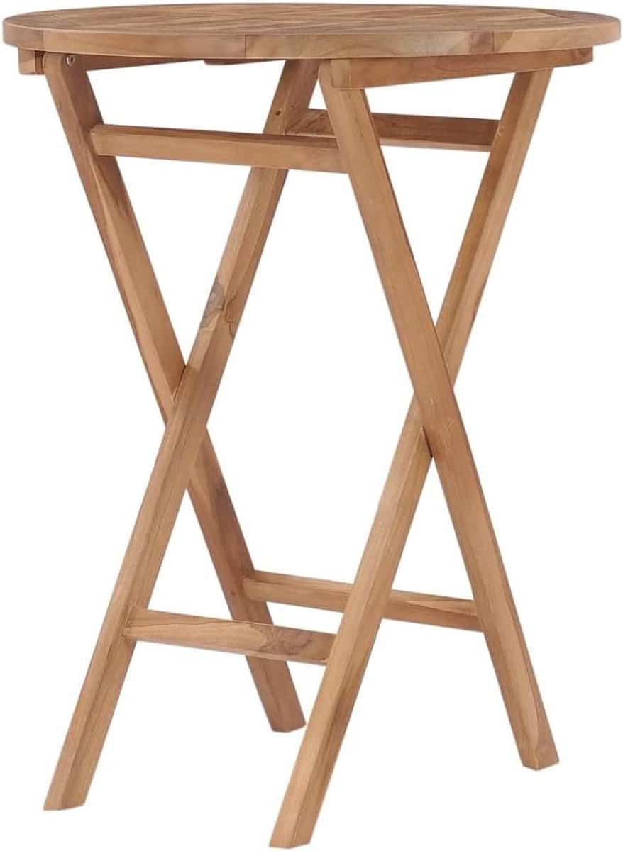 houten klaptafel balkontafel tuin buiten ontspannen duurzaam