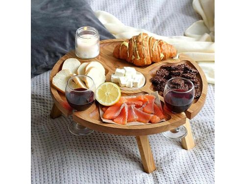 Houten Klaptafel - Buiten Tafel - Picknick en Reizen