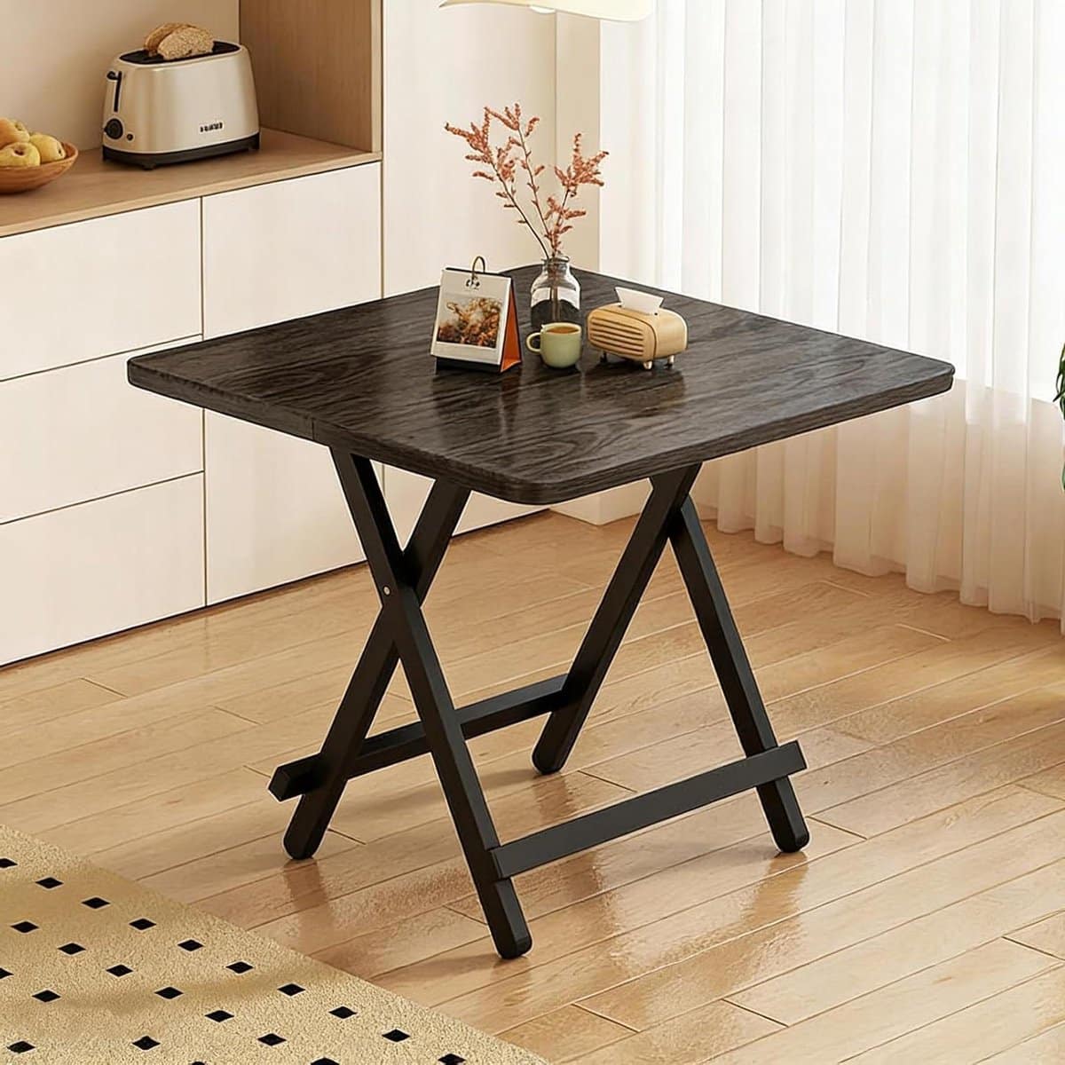 houten klaptafel compacte tafel ruimtebesparend gebruik x