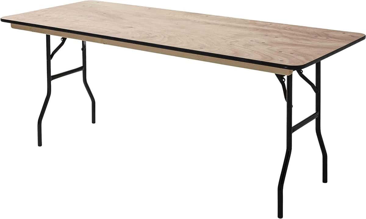 houten klaptafel feesttafel evenementen organiseren zelfvergrendelende poten