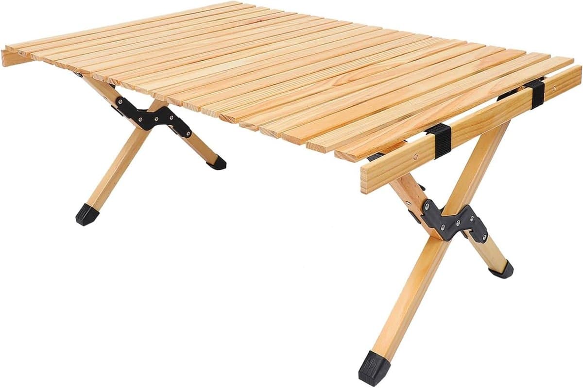 houten klaptafel picknicktafel tuinmeubel buiten dineren sturdy