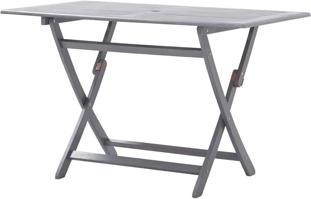 houten klaptafel terrastafel tuin buiten eten met
