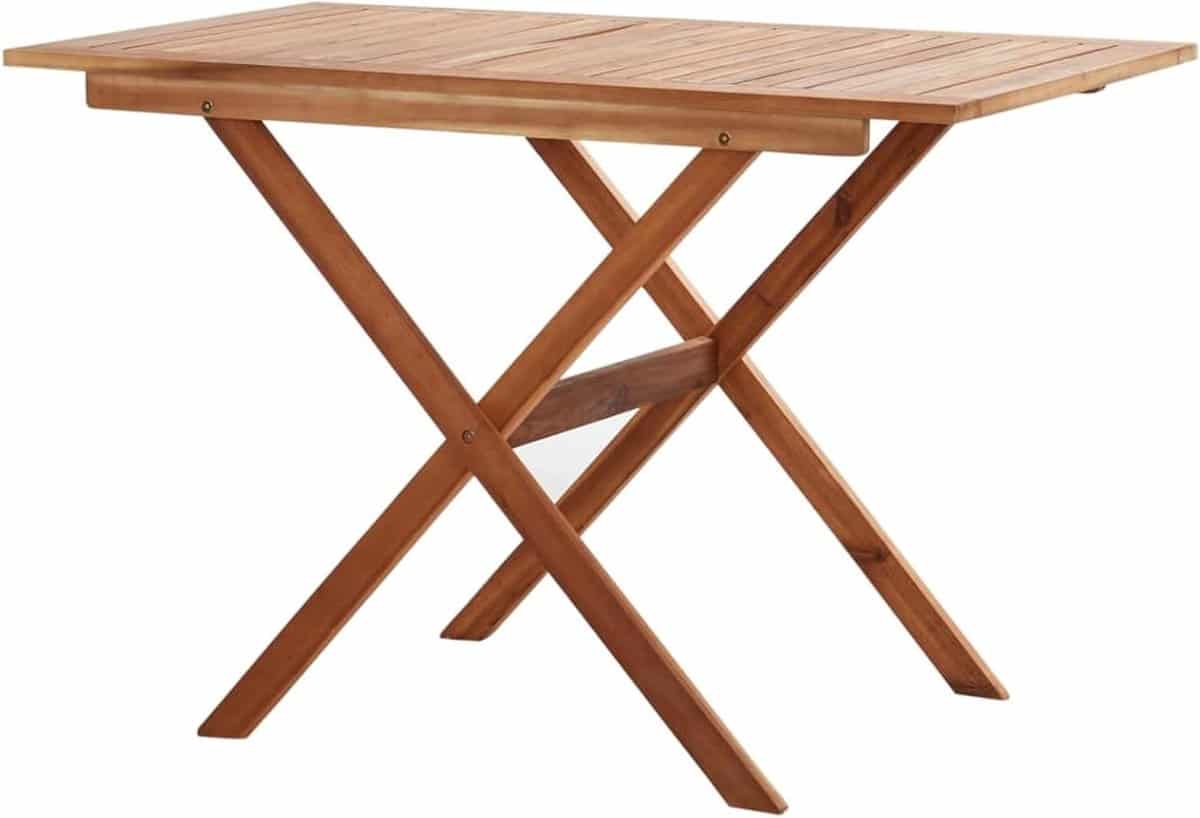 houten klaptafel tuin eettafel buiten ontspannen massief