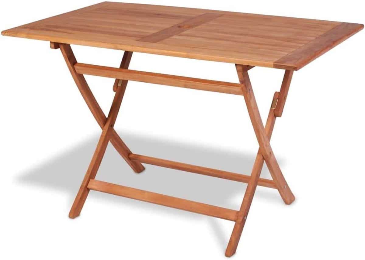 houten klaptafel tuinmeubel tafel buiten eten parasolvergrendeling