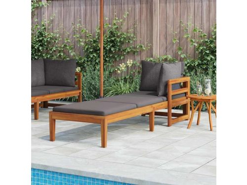 Houten Ligbed - Acacia Lounger - Buiten Ontspannen - Massief
