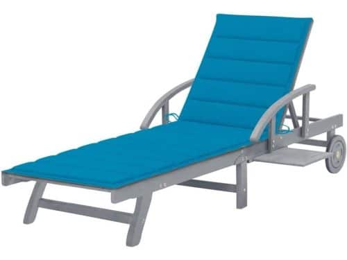 Houten Ligbed - Zonneligbed Tuin - Buiten Ontspannen - Uittrekbare