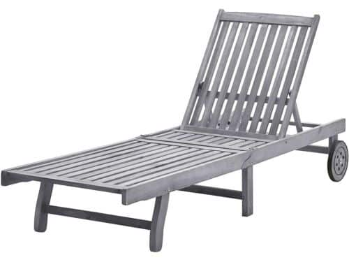 Houten Ligstoel - Loungestoel Ligbed - Buiten Ontspannen - Verstelbare