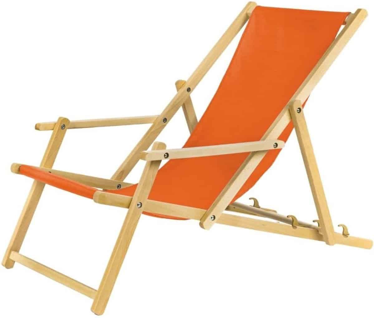 houten ligstoel strandstoel lounger buiten ontspannen 3