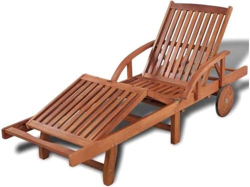 Houten Ligstoel - Tuinstoel Lounger - Ontspannen Buiten - Verstelbare