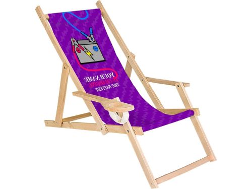 Houten Lounger - Strandstoel Klapstoel - Ontspannen in de zon