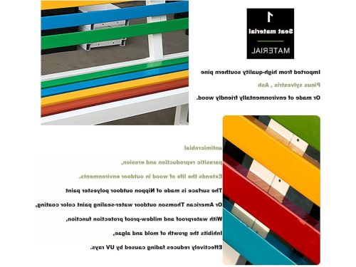 Houten Tuinbank - Parkbank Buiten - Ontspannen Zitten - Massief