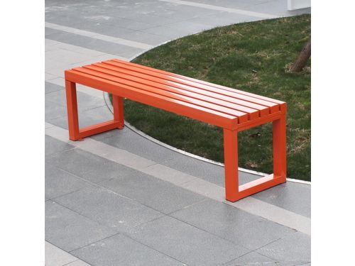 Houten Tuinbank - Parkbank Buiten - Terras Verfraaien - Gegalvaniseerd