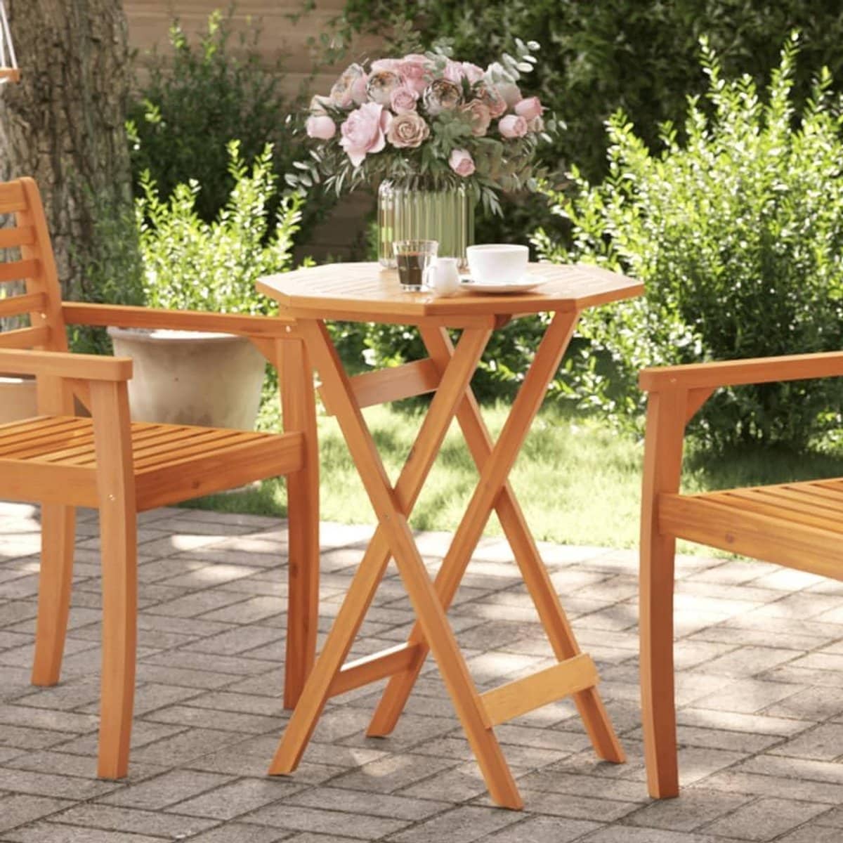 houten tuintafel buitenmeubel klaptafel genieten buiten inklapbaar